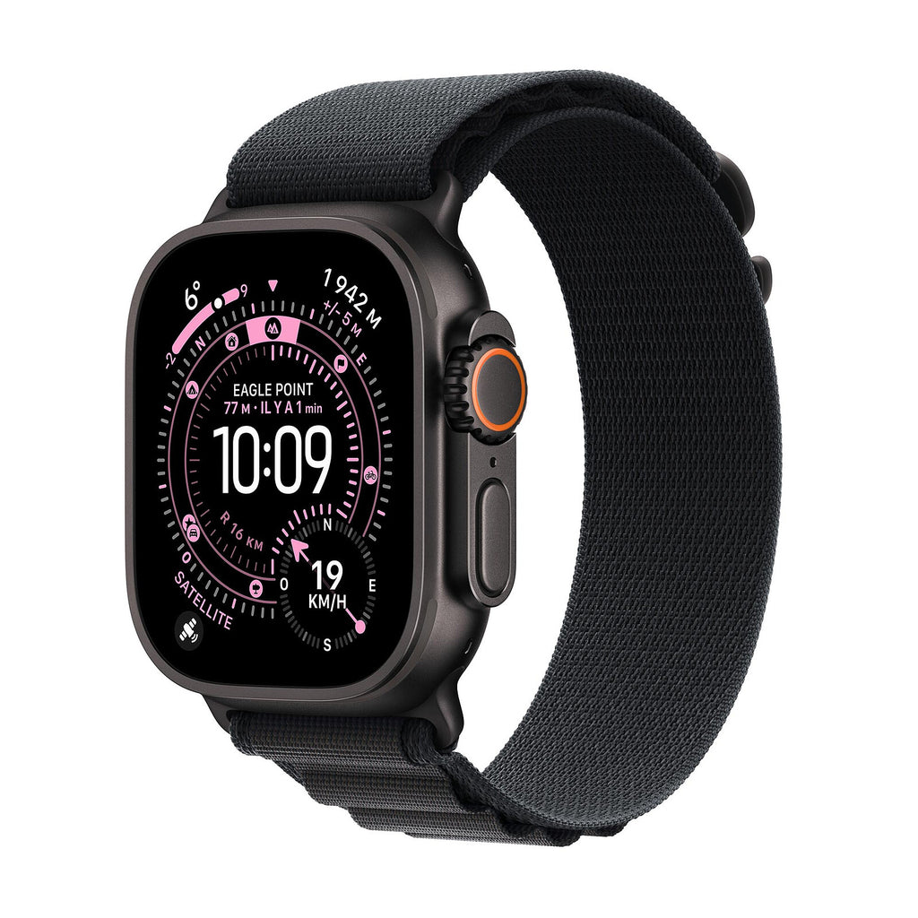 Apple Watch Ultra 3 GPS + Cellular 49 mm Titane Noir Boucle Alpine Noir S