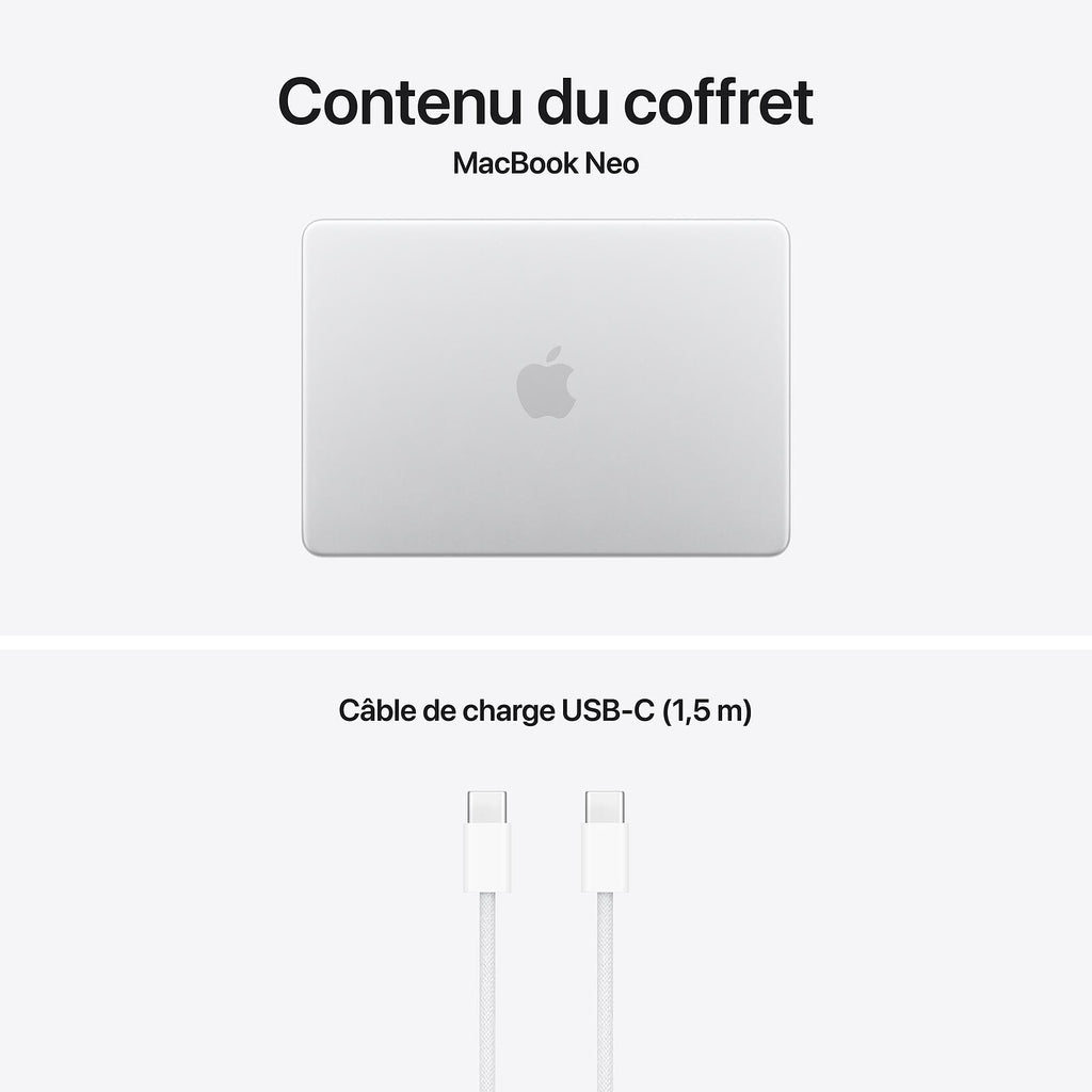 Apple MacBook Neo (2026) Argent 8 Go