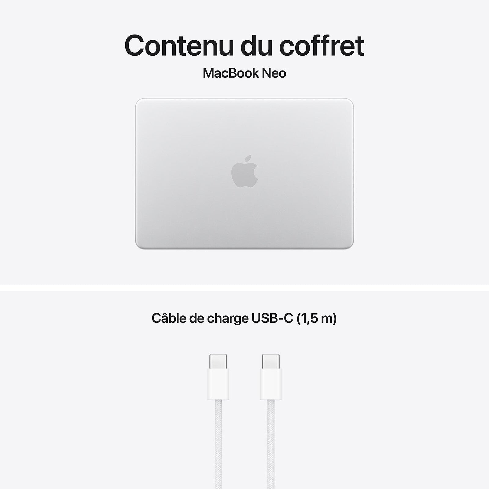 Apple MacBook Neo (2026) Argent 8 Go