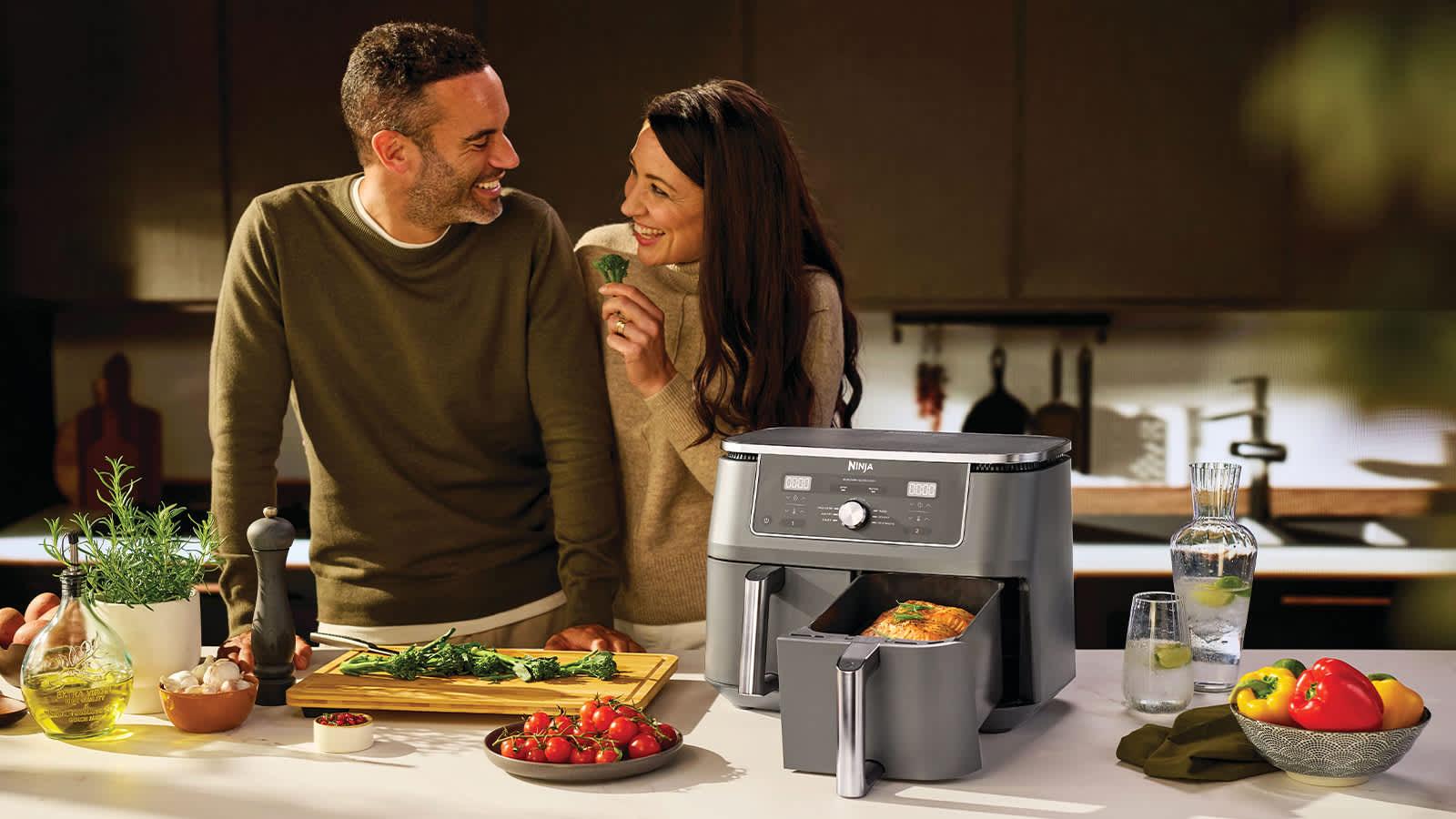 Friteuse sans huile Ninja DualZone MAX 6-en-1 9,5 L – Gris DZ400EU